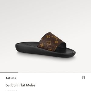 Louis Vuitton Waterfront slides sold out online size 39